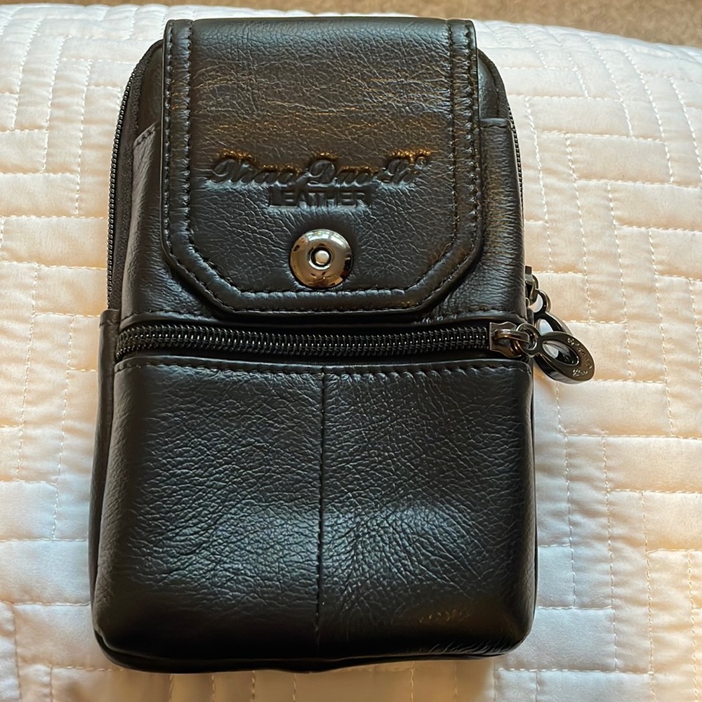 Xiao Duo Li leather belt wallet purse